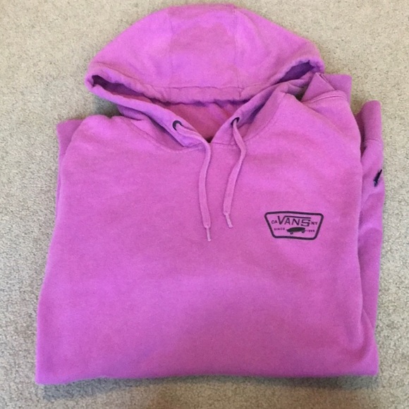 Vans Tops - EUC Fuschia Vans Sweatshirt/Hoodie, Size Large